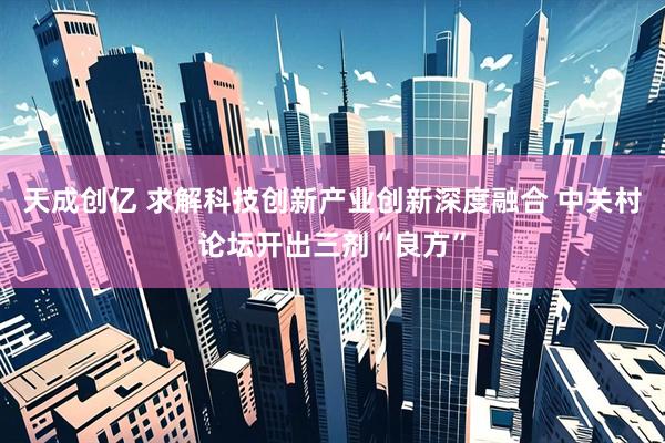 天成创亿 求解科技创新产业创新深度融合 中关村论坛开出三剂“良方”