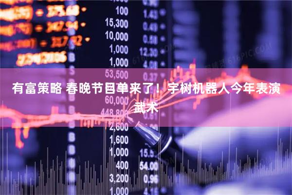 有富策略 春晚节目单来了！宇树机器人今年表演武术