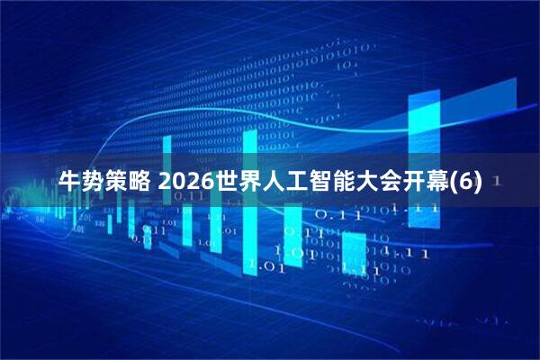 牛势策略 2026世界人工智能大会开幕(6)